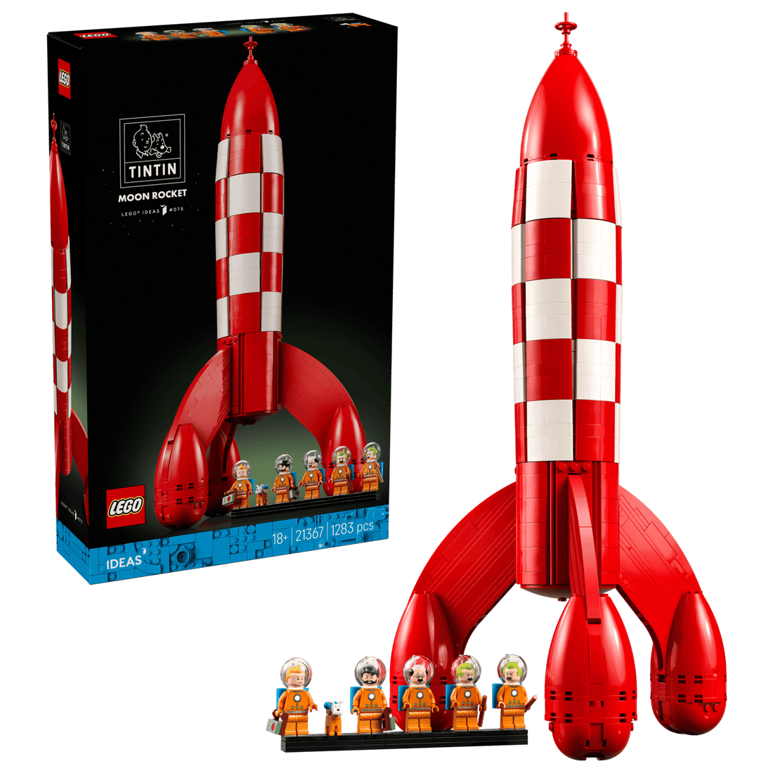 LEGO Ideas Kuifje maanraket